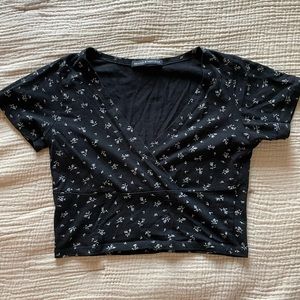 Brandy Melville Floral Crop Top